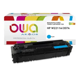 Toner &eacute;quivalent HP W2211A - Cyan - Owa photo du produit