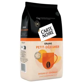 Caf&eacute; grains 1kg Petit D&eacute;jeuner photo du produit
