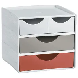 Module 4 tiroirs Mycube Terra Nova - CEP - couleurs assorties photo du produit