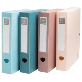 8 Boîte de classement Skandi - dos 6 cm - couleur aléatoire - EXACOMPTA photo du produit