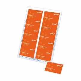200 Planches de badges imprimables - DURABLE - 9 x 5,4 cm photo du produit