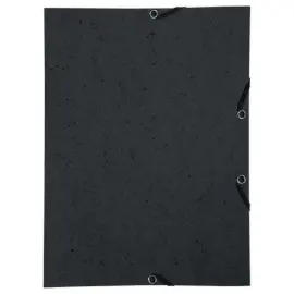 10 Chemise &agrave; &eacute;lastique sans rabat carte 350g - Noir photo du produit