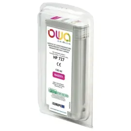 Cartouche B45553OW OWA pour traceurs comp HP 727 130 ml - Magenta photo du produit