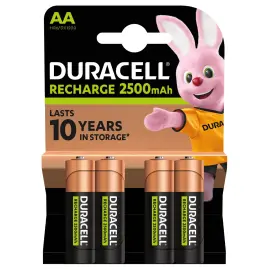 4 DURACELL RCR 10 ANS AA X4 2500mAh photo du produit