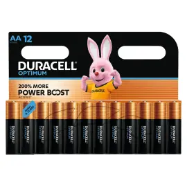 12 DURACELL OPTIMUM AA x12 photo du produit