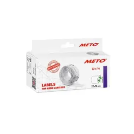 6 Rouleaux de 1000 &eacute;tiquettes 22x16mm enlevables - Blanc photo du produit