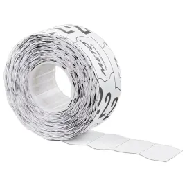 6 Rouleaux de 1000 &eacute;tiquettes 26x16mm enlevables - Blanc photo du produit