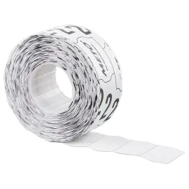 6 Rouleaux de 1000 étiquettes 22x16mm permanent - Blanc photo du produit