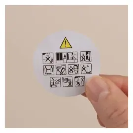 Rouleau de 500 &eacute;tiquettes &Oslash; 40mm AFNOR photo du produit