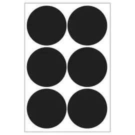 20 Paquets de 30 &eacute;tiquettes ardoise &Oslash; 48mm photo du produit