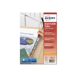 10 Paquets de pochettes A4 intercalaires &agrave; onglets imprimables-8 touches photo du produit