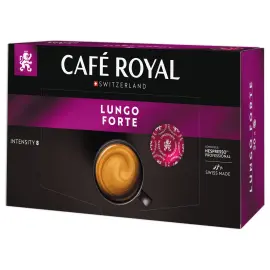 50 Capsules DISC caf&eacute; CAFE ROYAL Professionnel Lungo Forte - Compatibles Nespresso photo du produit
