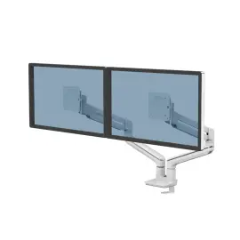 Bras porte-&eacute;cran Top Mount Tallo - Double - Blanc - Fellowes photo du produit