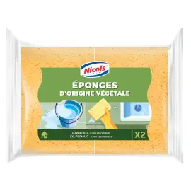 2 Eponges multi-usages super absorbantes - Nicols photo du produit