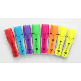 8 Surligneurs fluorescents - Coloris assortis - Fiducial photo du produit