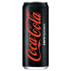 12 Canettes de Coca-Cola Z&eacute;ro photo du produit