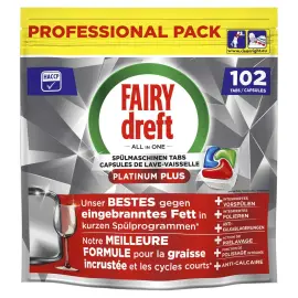 59 capsules lave-vaisselle FAIRY Platinium Plus photo du produit