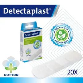 20 Pansements coton biod&eacute;gradables - Detectaplast photo du produit