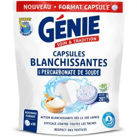 12 Capsules blanchissantes - G&eacute;nie photo du produit