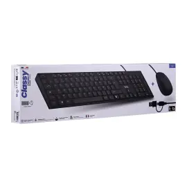 Pack clavier + souris filaires - Noir - T'nB photo du produit