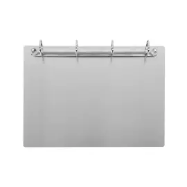 Classeur d&rsquo;affichage - 4 anneaux - Aluminium - Djois photo du produit