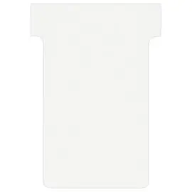 100 Fiches T pour planning - Taille 2 - Blanc - NOBO photo du produit