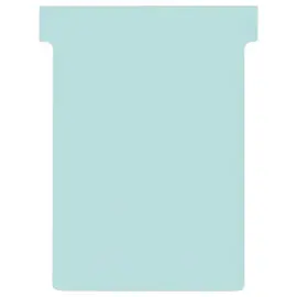 100 Fiches T pour planning - Taille 3 - Bleu clair - NOBO photo du produit