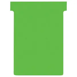 100 Fiches T pour planning - Taille 3 - Vert - NOBO photo du produit