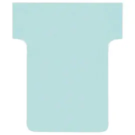100 Fiches T pour planning - Taille 1,5 - Bleu clair - NOBO photo du produit