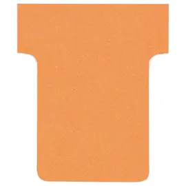 100 Fiches T pour planning - Taille 1,5 - Orange - NOBO photo du produit
