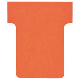 100 Fiches T pour planning - Taille 1,5 - Rouge - NOBO photo du produit