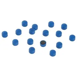 16 Aimants ronds - Ø 9 mm - Bleu photo du produit