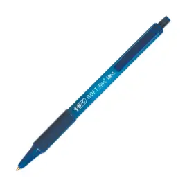Stylo-bille r&eacute;tractable Soft Feel - Pointe moyenne - Bleu - BIC photo du produit