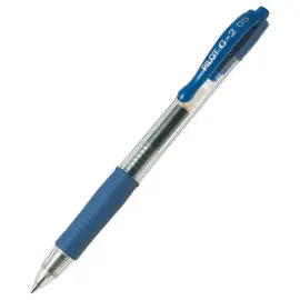 Stylo encre gel r&eacute;tractable et rechargeable G-2  - Bleu - Pilot photo du produit