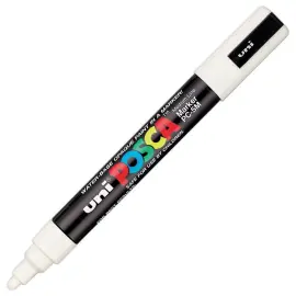 Marqueur peinture - Pointe conique - Blanc - Posca photo du produit
