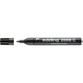 Marqueur permanent 2000 - Pointe ogive - Noir - Edding photo du produit