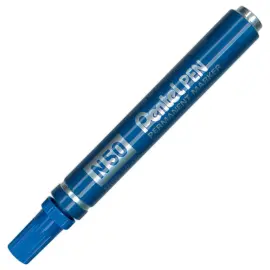 Marqueur &agrave; encre ind&eacute;l&eacute;bile N50 pointe ogive - Bleu - Pentel photo du produit