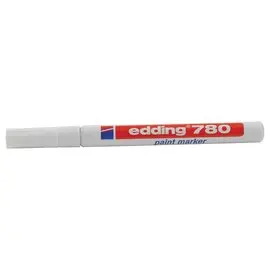 Marqueur peinture EDDING 780 pointe extra-fine - Blanc photo du produit