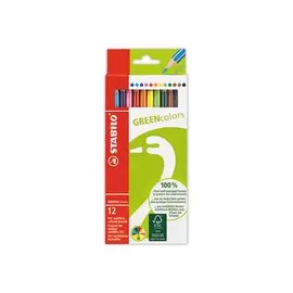 12 Crayons de couleur Greencolors - STABILO photo du produit