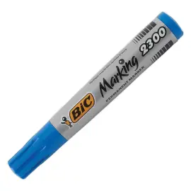 Marqueur permanent Marking 2300 - Pointe biseau - Bleu - BIC photo du produit
