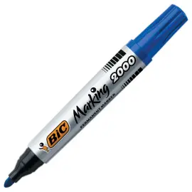 Marqueur Marking 2000 - Permanent - Pointe ogive - Bleu - BIC photo du produit