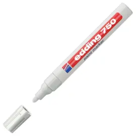 Marqueur peinture - 750 pointe moyenne - Blanc - Edding photo du produit