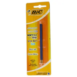 2 Recharges pour stylo bille Atlantis  - bleu - BIC photo du produit