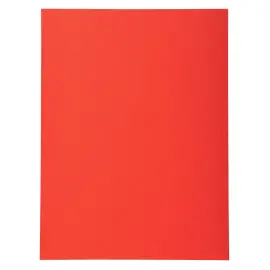 100 Chemises 220 g recycl&eacute;es - Rouge - Exacompta photo du produit