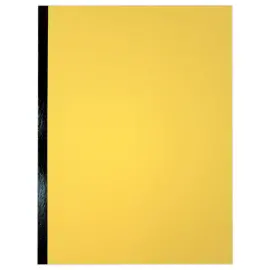 10 Chemises dos renforc&eacute; large - Soufflet 3 cm - Carte 300g - Jaune photo du produit
