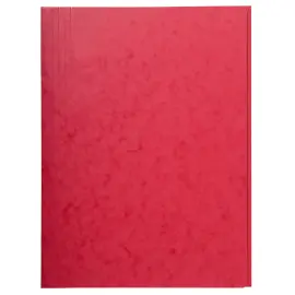 Chemise carte 3 rabats sans &eacute;lastique - rouge - Exacompta photo du produit