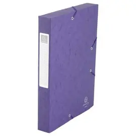 Boîte de classement Cartobox - Dos 4 cm - Violet - EXACOMPTA photo du produit