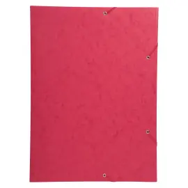 Chemise 3 rabats et &eacute;lastique A3 - Rouge - Exacompta photo du produit