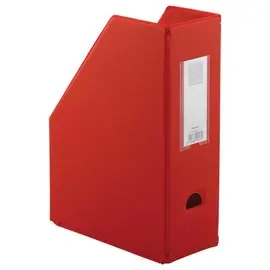 Porte-revues pliable en polypropylène - Dos 10 cm - Rouge - EXACOMPTA photo du produit