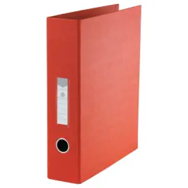 Classeur en PVC rouge anneaux en D - Dos 8cm - Anneaux &Oslash;50mm - Fiducial photo du produit
